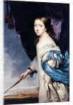 Portrait of Queen Christina of Sweden, 1661 by Abraham Wuchters