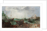 Harbour scene, c.1615 by Adam Willaerts