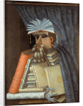 Portrait of a librarian, c.1566. by Giuseppe Arcimboldo