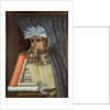 Portrait of a librarian, c.1566. by Giuseppe Arcimboldo