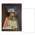 Portrait of a librarian, c.1566. by Giuseppe Arcimboldo