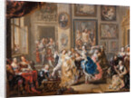 Dancing scene in palace, c.1730 by Johann Georg Platzer