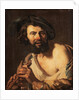 Man with flute by Dutch School