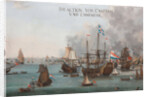 The Battle of Chatham, 1667 by Willem van der Stoop
