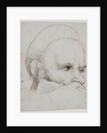 The head of a crossbowman taking aim, 1514-5 by Hans Holbein the Elder