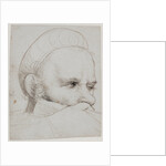 The head of a crossbowman taking aim, 1514-5 by Hans Holbein the Elder
