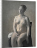 Nude female model, 1889 by Vilhelm Hammershoi