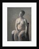 Nude female model, 1889 by Vilhelm Hammershoi