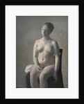 Nude female model, 1889 by Vilhelm Hammershoi