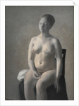 Nude female model, 1889 by Vilhelm Hammershoi