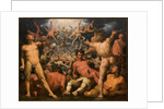 The Fall of the Titans, 1588-90 by Cornelis Cornelisz. van Haarlem