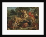 The Lion Hunt, 1855 by Ferdinand Victor Eugene Delacroix