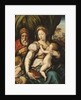 The Holy Family with the Infant St John by Italian School
