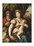 The Holy Family with the Infant St John by Italian School