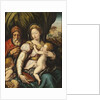 The Holy Family with the Infant St John by Italian School