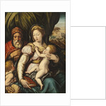 The Holy Family with the Infant St John by Italian School