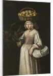 The Vegetable Seller by French School
