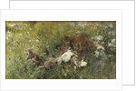 A Fox Family, 1886 by Bruno Andreas Liljefors