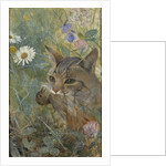 A Cat with a Young bird in its Mouth, 1885 by Bruno Andreas Liljefors