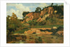 The Red Rocks at Civita Castellana, c.1827 by Jean Baptiste Camille Corot