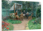 View of a Garden, Linkoping, 1887-8 by Johan Fredrik Krouthen