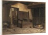 A Cottage Interior by Josef Wilhelm Wallander
