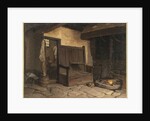 A Cottage Interior by Josef Wilhelm Wallander
