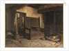 A Cottage Interior by Josef Wilhelm Wallander