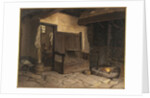 A Cottage Interior by Josef Wilhelm Wallander