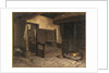A Cottage Interior by Josef Wilhelm Wallander
