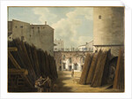 The old iron scales at Slussen, Stockholm, c.1820-30 by Johan Fredrik Julin