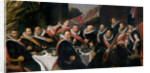 A Banquet of the Officers of the St. George Militia Company, 1616 by Frans Hals