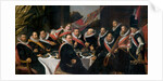 A Banquet of the Officers of the St. George Militia Company, 1616 by Frans Hals