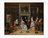 Fantasy Interior with Jan Steen and the Family of Gerrit Schouten by Jan Havicksz. Steen