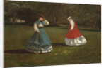 A Game of Croquet, 1866 by Winslow Homer