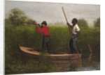 Rail Shooting on the Delaware, 1876 by Thomas Cowperthwait Eakins
