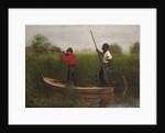 Rail Shooting on the Delaware, 1876 by Thomas Cowperthwait Eakins