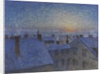 Sunrise over Stockholm rooftops, 1903 by Eugene Jansson