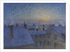 Sunrise over Stockholm rooftops, 1903 by Eugene Jansson