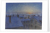Sunrise over Stockholm rooftops, 1903 by Eugene Jansson