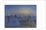Sunrise over Stockholm rooftops, 1903 by Eugene Jansson