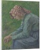 A Seated Peasant Woman, 1885 by Camille Pissarro