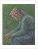 A Seated Peasant Woman, 1885 by Camille Pissarro