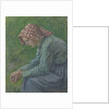 A Seated Peasant Woman, 1885 by Camille Pissarro
