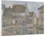 A Pond in Ennery, 1874 by Camille Pissarro