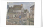 A Pond in Ennery, 1874 by Camille Pissarro