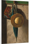 Straw Hat, Bag and Umbrella, c.1900 by John Frederick Peto