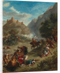 Arabs Skirmishing in the Mountains, 1863 by Ferdinand Victor Eugene Delacroix