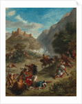 Arabs Skirmishing in the Mountains, 1863 by Ferdinand Victor Eugene Delacroix