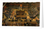 Auto de Fe in the Plaza Mayor, Madrid, 1683 by Francisco Rizi or Ricci